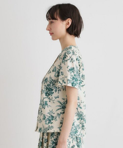 LAURA ASHLEY / ローラ アシュレイ シャツ・ブラウス | 【洗える／コットン100％／3colors／同柄アイテムあり】ウォールド ガーデン柄ブラウス | 詳細14
