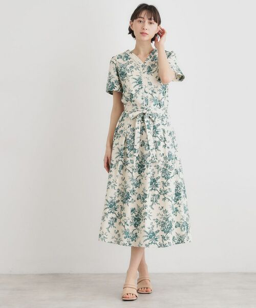 LAURA ASHLEY / ローラ アシュレイ シャツ・ブラウス | 【洗える／コットン100％／3colors／同柄アイテムあり】ウォールド ガーデン柄ブラウス | 詳細2