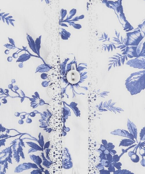 LAURA ASHLEY / ローラ アシュレイ シャツ・ブラウス | 【洗える／コットン100％／3colors／同柄アイテムあり】ウォールド ガーデン柄ブラウス | 詳細8
