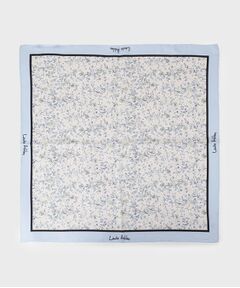 LAURA ASHLEY / ローラ アシュレイ バンダナ・スカーフ | 【シルク100％／60×60cm】ハービー フィールド柄スカーフ