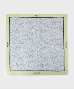 LAURA ASHLEY / ローラ アシュレイ バンダナ・スカーフ | 【シルク100％／60×60cm】ハービー フィールド柄スカーフ