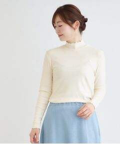 LAURA ASHLEY / ローラ アシュレイ カットソー | 【定番人気！5colors／洗える】メロウエラスティックタートル