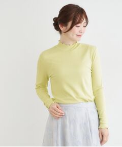 LAURA ASHLEY / ローラ アシュレイ カットソー | 【定番人気！5colors／洗える】メロウエラスティックタートル