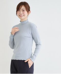 LAURA ASHLEY / ローラ アシュレイ カットソー | 【定番人気！5colors／洗える】メロウエラスティックタートル