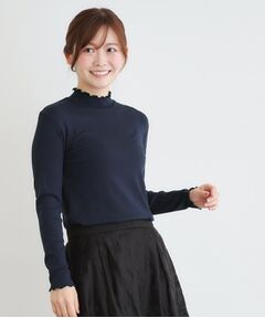 LAURA ASHLEY / ローラ アシュレイ カットソー | 【定番人気！5colors／洗える】メロウエラスティックタートル