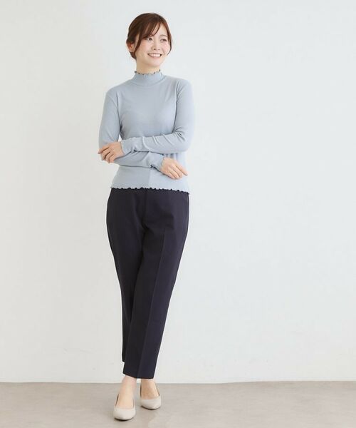 LAURA ASHLEY / ローラ アシュレイ カットソー | 【定番人気!5colors/洗える】メロウエラスティックタートル | 詳細14