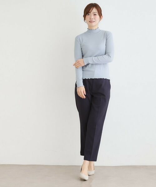 LAURA ASHLEY / ローラ アシュレイ カットソー | 【定番人気!5colors/洗える】メロウエラスティックタートル | 詳細15