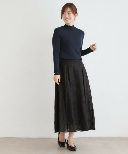 LAURA ASHLEY / ローラ アシュレイ カットソー | 【定番人気!5colors/洗える】メロウエラスティックタートル | 詳細18