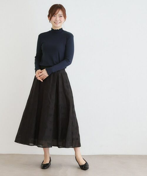 LAURA ASHLEY / ローラ アシュレイ カットソー | 【定番人気!5colors/洗える】メロウエラスティックタートル | 詳細19