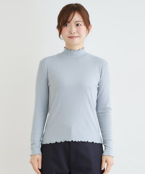 LAURA ASHLEY / ローラ アシュレイ カットソー | 【定番人気!5colors/洗える】メロウエラスティックタートル | 詳細21