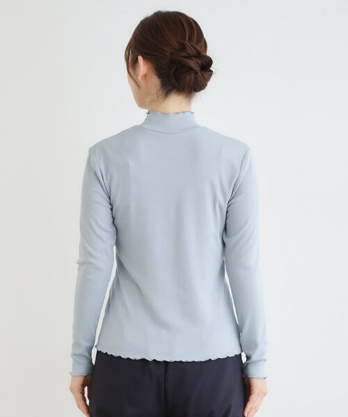 LAURA ASHLEY / ローラ アシュレイ カットソー | 【定番人気!5colors/洗える】メロウエラスティックタートル | 詳細23