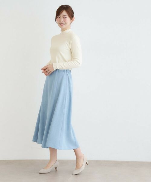 LAURA ASHLEY / ローラ アシュレイ カットソー | 【定番人気!5colors/洗える】メロウエラスティックタートル | 詳細3