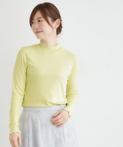 LAURA ASHLEY / ローラ アシュレイ カットソー | 【定番人気!5colors/洗える】メロウエラスティックタートル | 詳細5