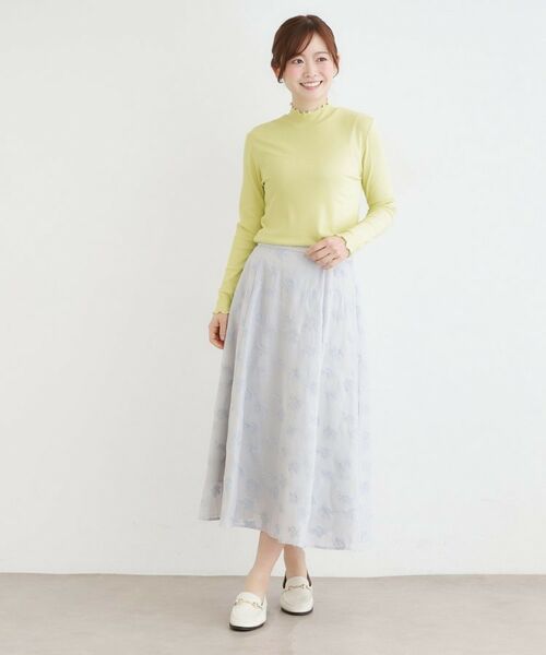 LAURA ASHLEY / ローラ アシュレイ カットソー | 【定番人気!5colors/洗える】メロウエラスティックタートル | 詳細6