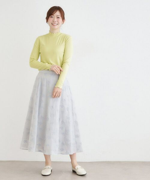 LAURA ASHLEY / ローラ アシュレイ カットソー | 【定番人気!5colors/洗える】メロウエラスティックタートル | 詳細7