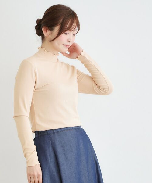 LAURA ASHLEY / ローラ アシュレイ カットソー | 【定番人気!5colors/洗える】メロウエラスティックタートル | 詳細9