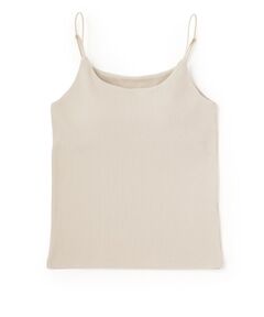 LAURA ASHLEY / ローラ アシュレイ キャミソール・チューブトップ | 【ロゴ刺繍入り／カップ一体型】カップ付きキャミソール