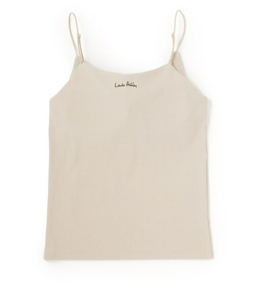 LAURA ASHLEY / ローラ アシュレイ キャミソール・チューブトップ | 【ロゴ刺繍入り／カップ一体型】カップ付きキャミソール | 詳細2