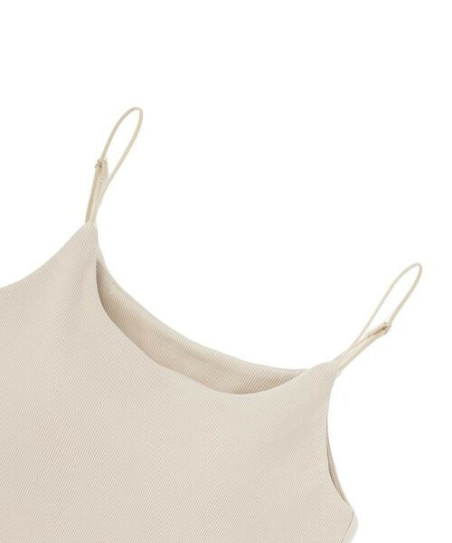 LAURA ASHLEY / ローラ アシュレイ キャミソール・チューブトップ | 【ロゴ刺繍入り／カップ一体型】カップ付きキャミソール | 詳細3