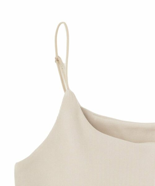 LAURA ASHLEY / ローラ アシュレイ キャミソール・チューブトップ | 【ロゴ刺繍入り／カップ一体型】カップ付きキャミソール | 詳細4