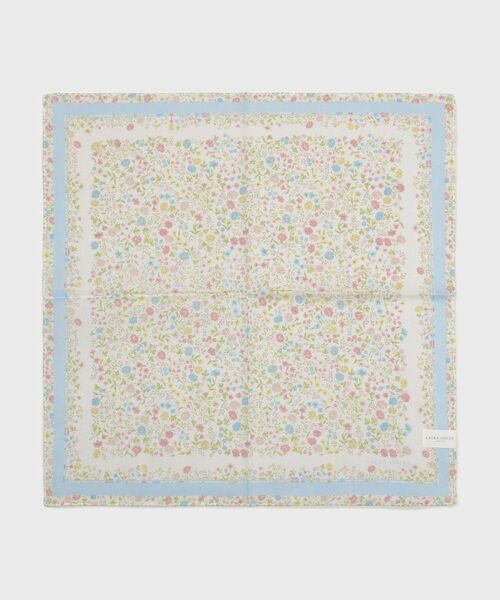 LAURA ASHLEY / ローラ アシュレイ ハンカチ | ベラ柄 ガーゼプリントハンカチ | 詳細1