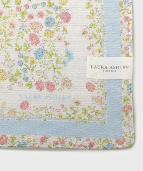 LAURA ASHLEY / ローラ アシュレイ ハンカチ | ベラ柄 ガーゼプリントハンカチ | 詳細3