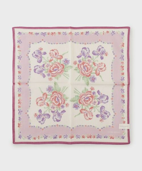LAURA ASHLEY / ローラ アシュレイ ハンカチ | ウェストウェルバンチ柄 プリントタオルハンカチ | 詳細1