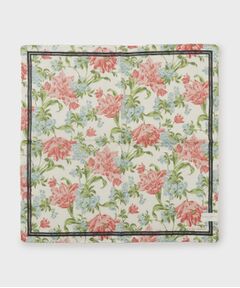 LAURA ASHLEY / ローラ アシュレイ ハンカチ | ユリ柄 プリントハンカチ