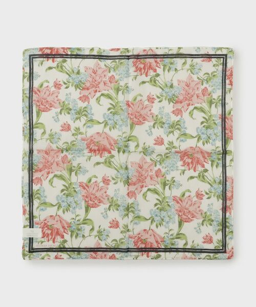 LAURA ASHLEY / ローラ アシュレイ ハンカチ | ユリ柄 プリントハンカチ | 詳細2