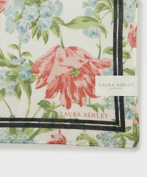 LAURA ASHLEY / ローラ アシュレイ ハンカチ | ユリ柄 プリントハンカチ | 詳細4