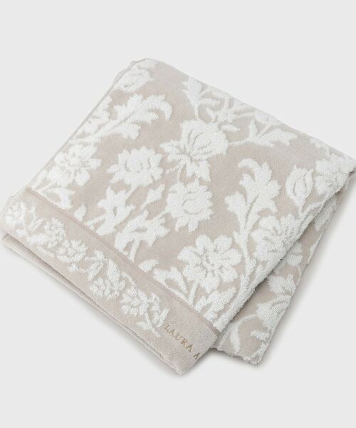 LAURA ASHLEY / ローラ アシュレイ バスグッズ | セミントン柄バスタオル（ライトベージュ(151)）