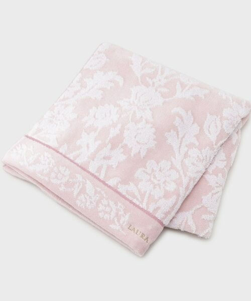 LAURA ASHLEY / ローラ アシュレイ バスグッズ | セミントン柄バスタオル（ピンク(171)）
