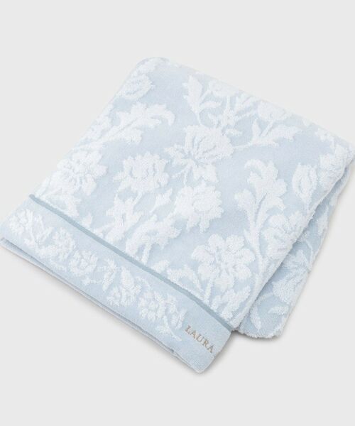 LAURA ASHLEY / ローラ アシュレイ バスグッズ | セミントン柄バスタオル（ブルー(191)）