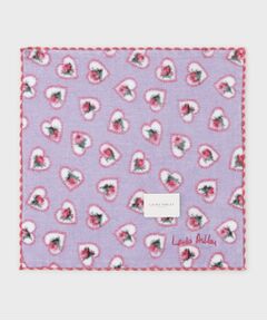 LAURA ASHLEY / ローラ アシュレイ ハンカチ | オデッサラヴハーツ柄プリントタオルハンカチ