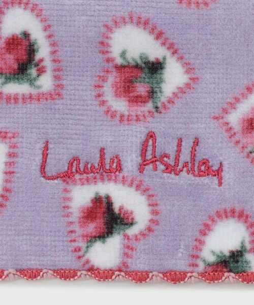 LAURA ASHLEY / ローラ アシュレイ ハンカチ | オデッサラヴハーツ柄プリントタオルハンカチ | 詳細3