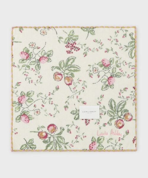 LAURA ASHLEY / ローラ アシュレイ ハンカチ | ラドホールフルーツ柄プリントタオルハンカチ（イエロー(131)）