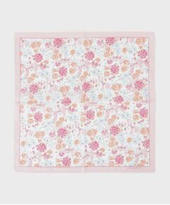 LAURA ASHLEY / ローラ アシュレイ ハンカチ | 大リボン＆お花 プリントハンカチ