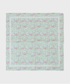 LAURA ASHLEY / ローラ アシュレイ ハンカチ | 小リボン＆お花 プリントハンカチ