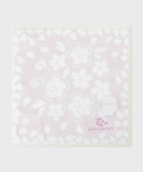 LAURA ASHLEY / ローラ アシュレイ ハンカチ | さくらタオルハンカチ（ピンク(171)）