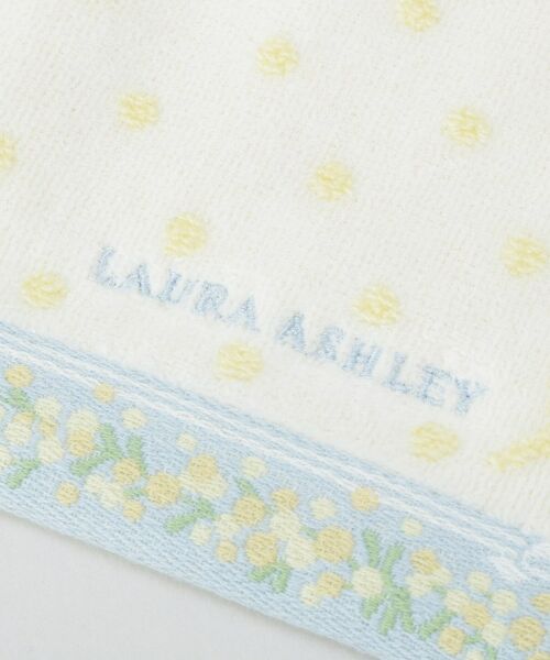 LAURA ASHLEY / ローラ アシュレイ ハンカチ | ミモザヘムドットタオルハンカチ | 詳細3