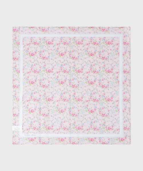 LAURA ASHLEY / ローラ アシュレイ ハンカチ | 【WEB限定／お配りギフトにおすすめ！／ラッピング資材付き】小リボン＆お花 プリントハンカチ ピンク 5枚セット | 詳細3