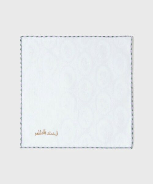 LAURA ASHLEY / ローラ アシュレイ ハンカチ | 【WEB限定／お配りギフトにおすすめ！／ラッピング資材付き】アリーブルーベルウィズスポット柄プリントタオルハンカチ 5枚セット | 詳細3