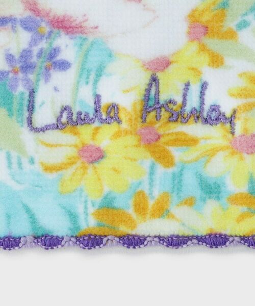 LAURA ASHLEY / ローラ アシュレイ ハンカチ | 【WEB限定／お配りギフトにおすすめ！／ラッピング資材付き】エヴァリンガムメドウ柄プリントタオルハンカチ 5枚セット | 詳細5
