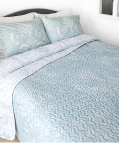 LAURA ASHLEY / ローラ アシュレイ インテリア・インテリア雑貨 | ジョゼッテ柄／ダックエッグ  キルトマルチカバー 250×200cm