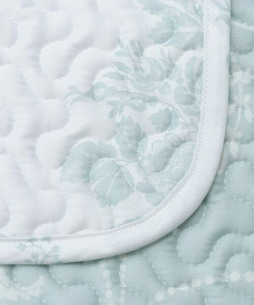 LAURA ASHLEY / ローラ アシュレイ インテリア・インテリア雑貨 | ジョゼッテ柄／ダックエッグ  キルトマルチカバー 250×200cm | 詳細2