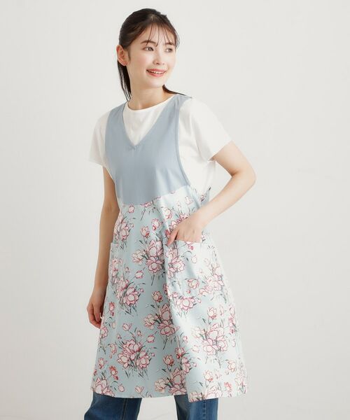 LAURA ASHLEY / ローラ アシュレイ インテリア・生活雑貨・ホビー・ステーショナリー | サトクリフチューリップ柄 エプロン | 詳細6