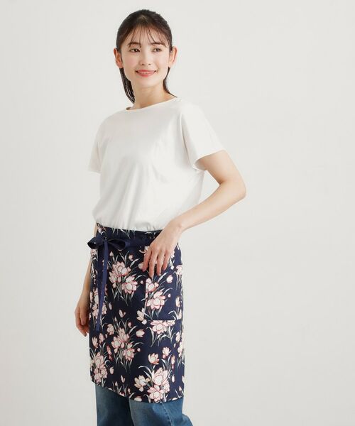 LAURA ASHLEY / ローラ アシュレイ インテリア・生活雑貨・ホビー・ステーショナリー | サトクリフチューリップ柄 カフェエプロン | 詳細11
