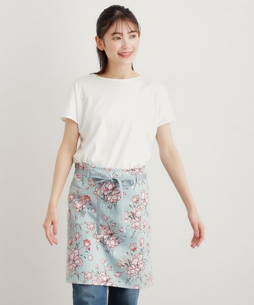 LAURA ASHLEY / ローラ アシュレイ インテリア・生活雑貨・ホビー・ステーショナリー | サトクリフチューリップ柄 カフェエプロン | 詳細6