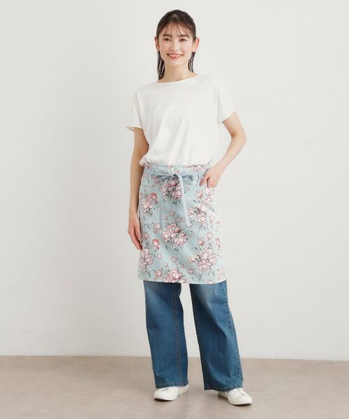 LAURA ASHLEY / ローラ アシュレイ インテリア・生活雑貨・ホビー・ステーショナリー | サトクリフチューリップ柄 カフェエプロン | 詳細7