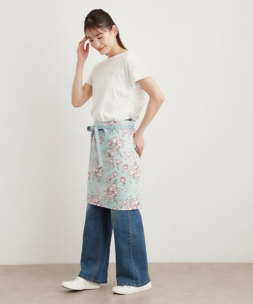 LAURA ASHLEY / ローラ アシュレイ インテリア・生活雑貨・ホビー・ステーショナリー | サトクリフチューリップ柄 カフェエプロン | 詳細8